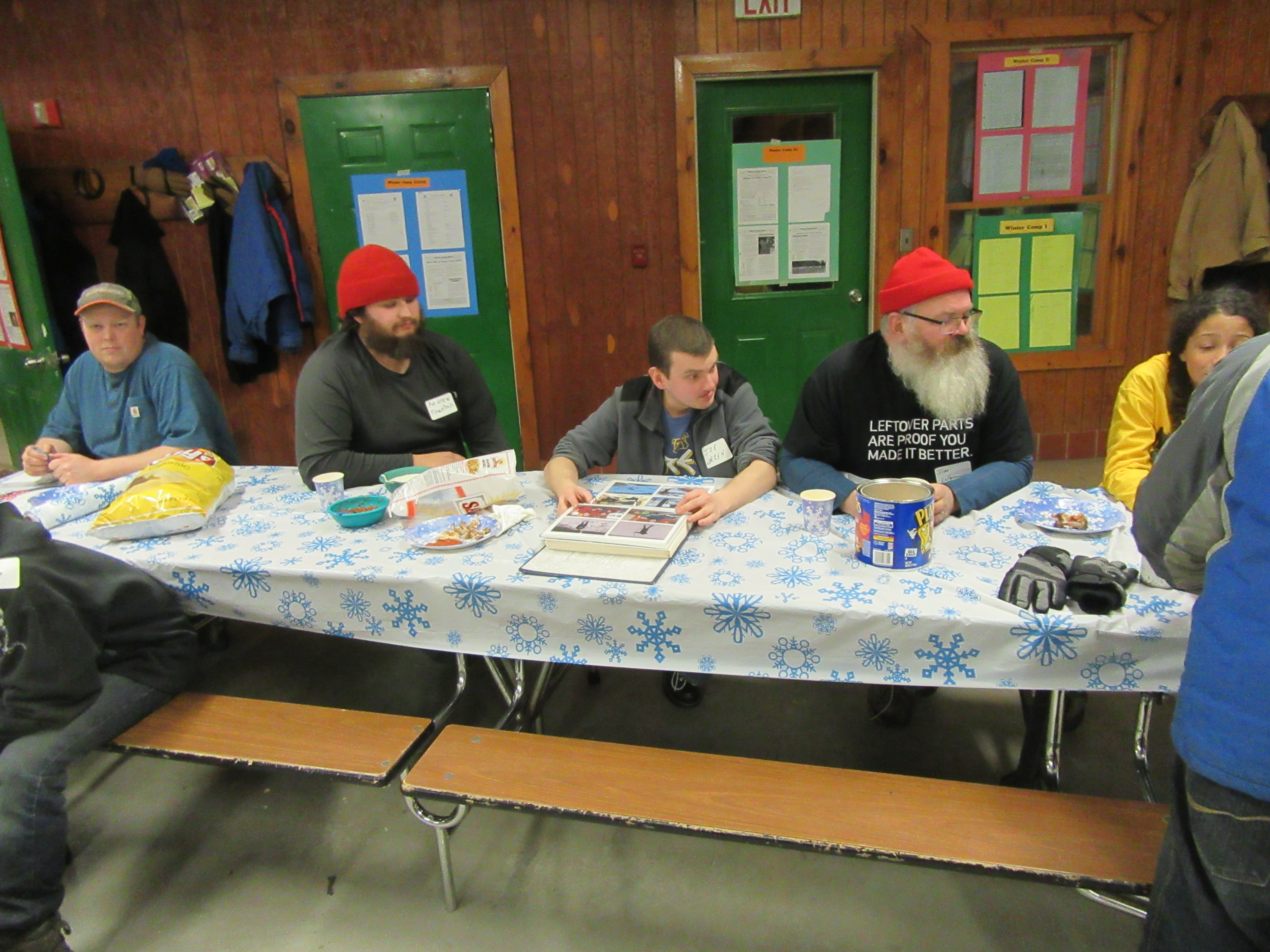 It is Winter Camp Universe Policy to not label pictures in our galleries