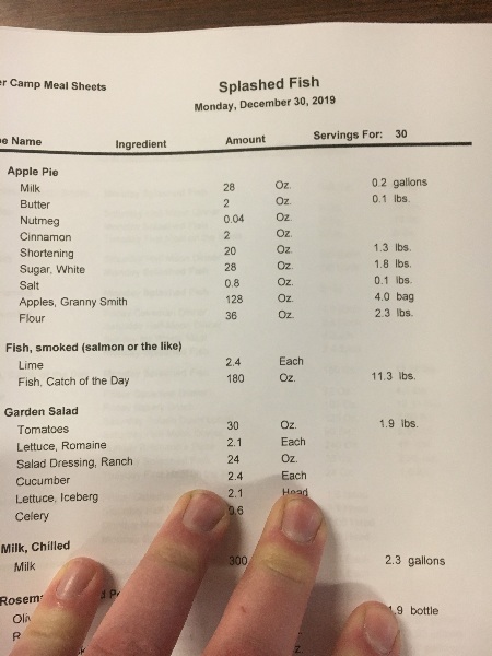 It is Winter Camp Universe Policy to not label pictures in our galleries