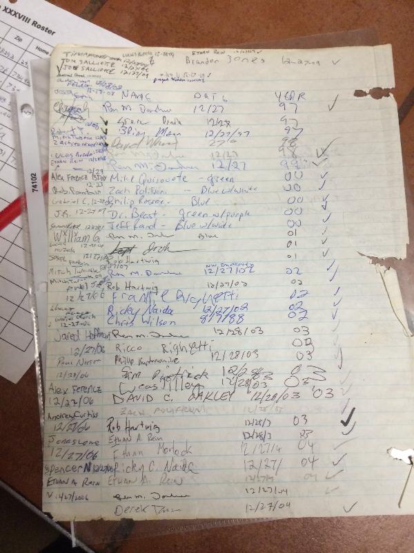 It is Winter Camp Universe Policy to not label pictures in our galleries